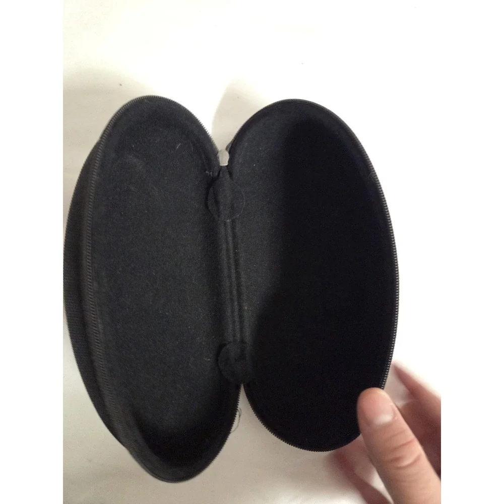 Oakley Black Hard Shell Sunglasses Case with Zipper Closure for Men, Fits Oakley